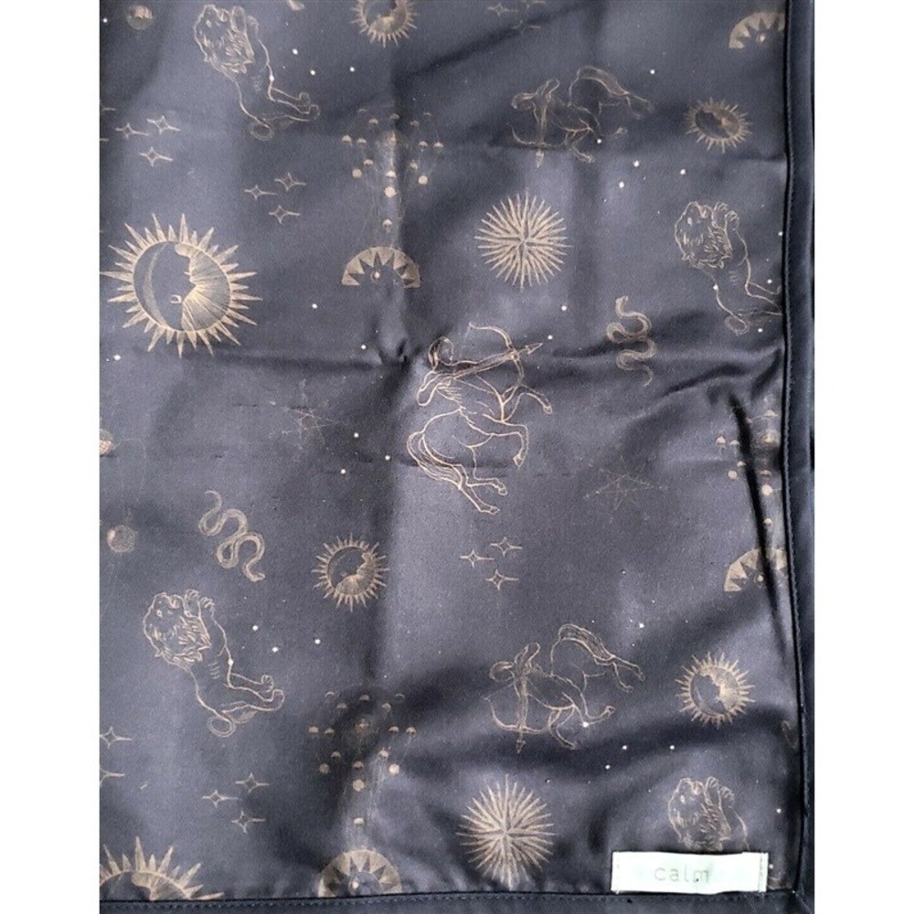 NWT Calme Astrology Print Yoga Towel+ Bag 40x70 114955
